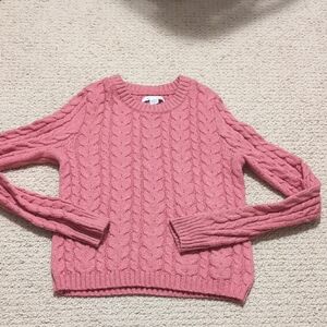 American Eagle Outfitters Rose Cable Knit Sweater